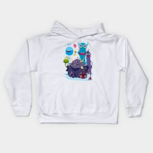 Illustration Nursery Little Monster - Monster Crew Kids Hoodie